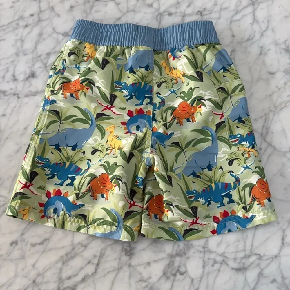 Cath Kids Dino Swim Trunks Lined Sz 3/4T